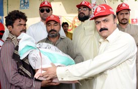 MWF distributes food items, clothes among flood affectees
