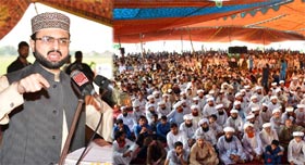 Dr Hassan Mohi-ud-Din Qadri lays the foundation stone of Minhaj Islamic Centre Nowshera Virkan, Gujranwala