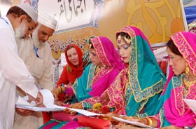فیصل آباد: منہاج ویلفیئر فاؤنڈیشن کے زیراہتمام اجتماعی شادیوں کی پروقار تقریب