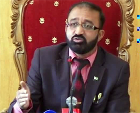 Press Conference by Umar Riaz Abbasi in Islamabad