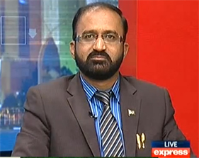 Watch Umar Riaz Abbasi (PAT) with Javed Chouhdry on Express News (17th Feb 2014)