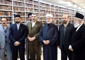 Dr Tahir-ul-Qadri visits one of the ancient libraries of Iran