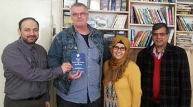 ضلعی پولیس انسپکٹر اور صوبائی سوشل آفیسر کا منہاج القرآن آسٹریا سنٹر کا دورہ