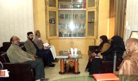 Dr Hassan Mohi-ud-Din Qadri visits Minhaj College for Women
