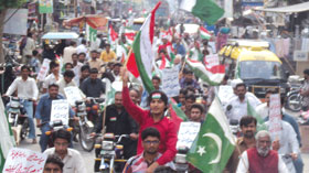 اوکاڑہ: پاکستان عوامی تحریک کے زیراہتمام استحکام پاکستان موٹر سائیکل ریلی