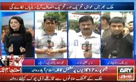 ARY News Report on PAT Nationwide Rallies