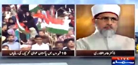 Samaa News - Dr Tahir-ul-Qadri's talk to media (PAT nationwide protest demonstration)