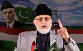 Neither democracy nor parliament present in Pakistan: Dr Tahir-ul-Qadri addresses May 11 demonstrations
