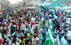 PAT (Rajanpur) stages big demonstration on May 11