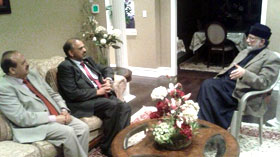 لارڈ نذیر احمد اور لارڈ قربان حسین کی ڈاکٹر طاہرالقادری سے ملاقات