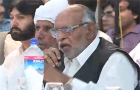 Syed Nobahar Shah address at APC on Model Town Incident