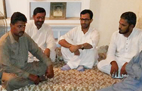 گڑھ موڑ، ڈاکٹر زبیر اے خان کی انجمن طلبہ اسلام کے عہدیداران سے ملاقات