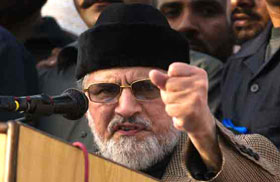 Shut Khursheed Shah's mouth or things will go too far: Dr Tahirul Qadri