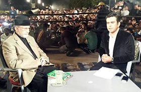 Dr Tahir-ul-Qadri's interview with Rehman Azhar on Dunya News