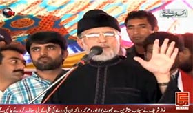 Government has no vision to steer country out of crisis: Dr Qadri addresses flood victims in Chiniot