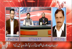 Such TV: Umar Riaz Abbbasi in Programme Goya with arsalan khalid (kya giriftaar ho paaengay)-14th-november14