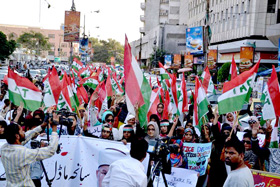 PAT Women Wing holds countrywide demonstrations to mark passage of 5 months of Model Town tragedy