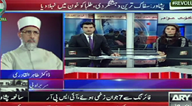 ARY News: Dr Tahir-ul-Qadri's Special Talk on Peshawar Attack