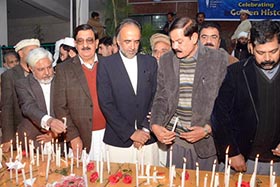 PAT leadership joins candle vigil in memory of children martyred in Peshawar