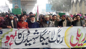 گوجرانوالہ: پاکستان عوامی تحریک کی شہدائے پشاور کے ساتھ اظہار یکجہتی اور دہشت گردی کیخلاف ریلی