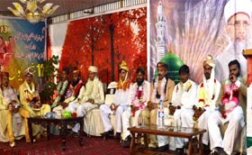 واہ کینٹ (راولپنڈی): منہاج ویلفیئرفائونڈیشن کے زیراہتمام شادیوں کی اجتماعی تقریب