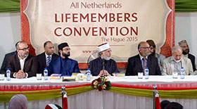نیدرلینڈز: شیخ الاسلام کا دورہ نیدرلینڈز، منہاج القرآن انٹرنیشنل کے لائف ممبر کنونشن سے خطاب