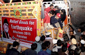 Minhaj Welfare Pakistan Earthquake 2015 Response: Distribution of relief goods