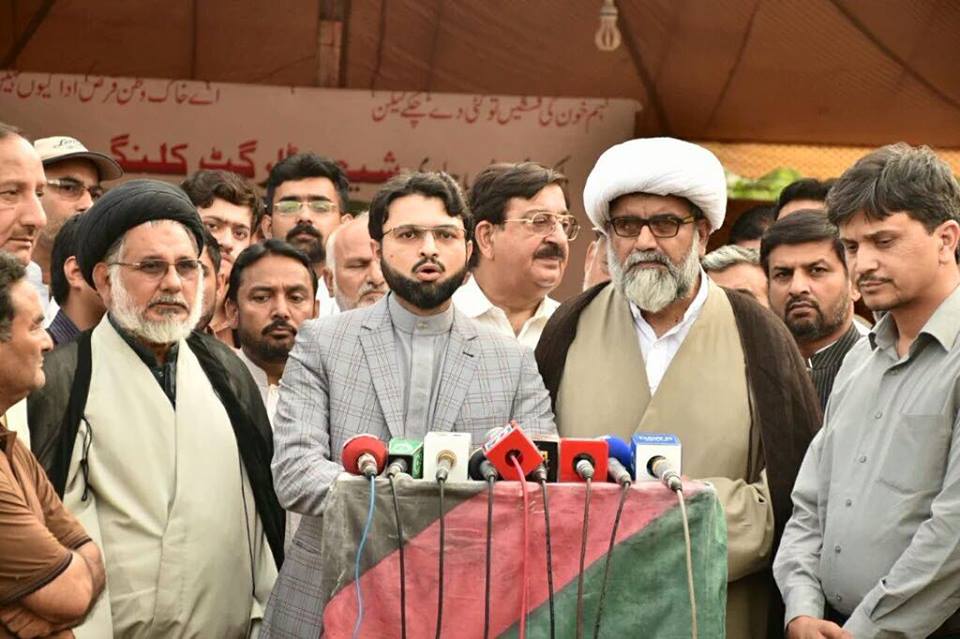 ڈاکٹر حسن محی الدین کا مجلس وحدت المسلمین کے بھوک ہڑتالی کیمپ کا دورہ، اظہار یکجہتی