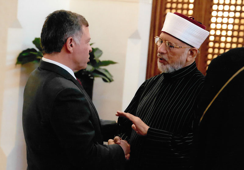 Dr Tahir-ul-Qadri calls on King Abdullah of Jordan