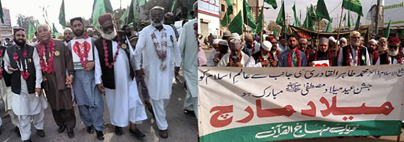 کراچی: عید میلاد النبی صلی اللہ علیہ وآلہ وسلم کے جلوس