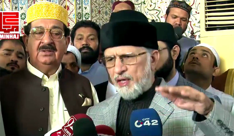 ڈاکٹر طاہرالقادری کی نماز عید کے بعد میڈیا سے گفتگو