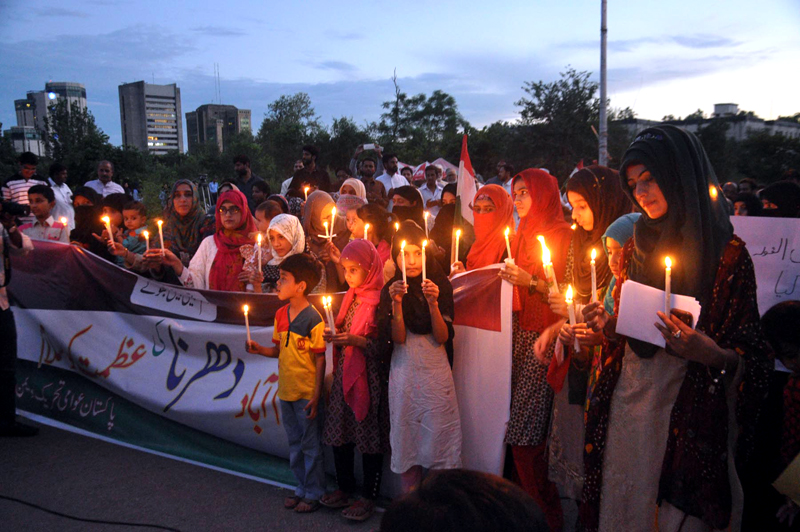 اسلام آباد: عوامی تحریک ویمن ونگ کی شہدائے انقلاب مارچ کی یاد میں دعائیہ تقریب