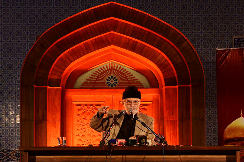 یزید نے اپنی سیاسی، مالی، اخلاقی کرپشن کو ریاستی دہشتگردی کے ذریعے تحفظ دیا: شہادت امام حسین کانفرنس میں ڈاکٹر طاہرالقادری کا خطاب