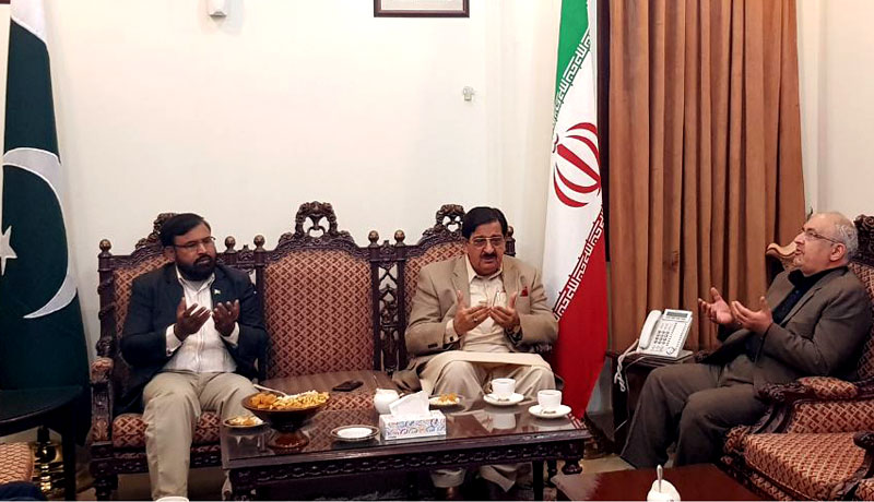 عوامی تحریک کے سیکرٹری جنرل خرم نواز گنڈاپور کی ایرانی قونصل سے ملاقات