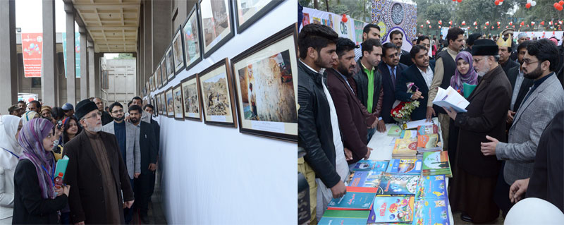 ڈاکٹر طاہرالقادری کی منہاج القرآن ویمن لیگ کے کڈز فیسٹول میں شرکت، مختلف سٹالز کا دورہ کیا