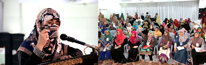 3rd Day of MWL Organizational Training Camp: Mrs. Fizza Hussain Qadri addresses 1st session