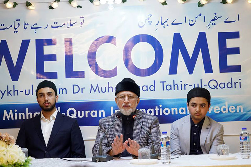 Sweden: Dr Tahir-ul-Qadri address conference in Malmö