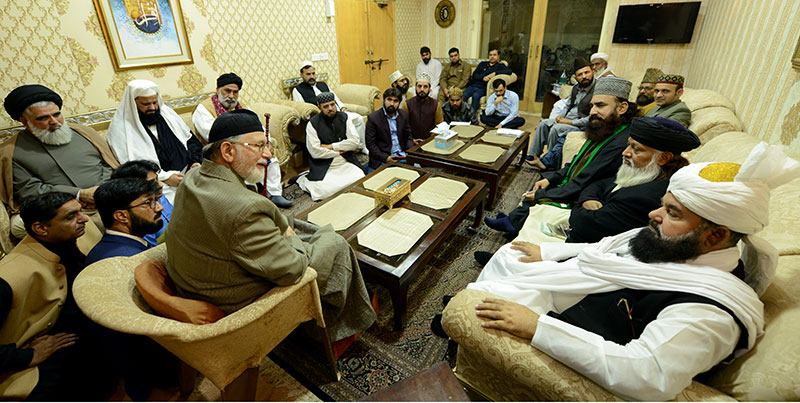 جمیعت علمائے پاکستان (نیازی) کے مرکزی صدر کی ڈاکٹر محمد طاہرالقادری سے ملاقات