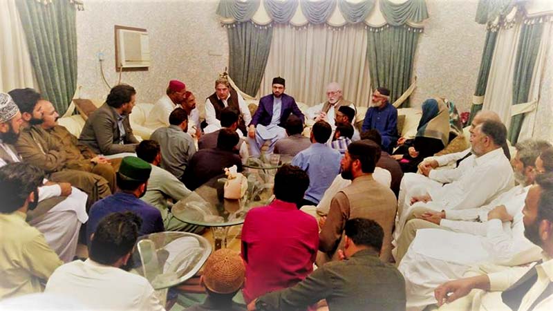 کراچی: ڈاکٹر حسن محی الدین قادری کی خواجہ ہاؤس میں تحریک منہاج القرآن کے زونل عہدیداروں سے ملاقات