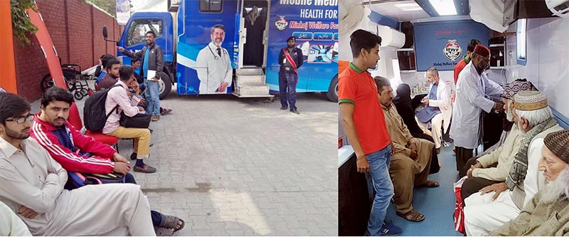 MQI Lahore arranges mobile medical camp for PP 149 area