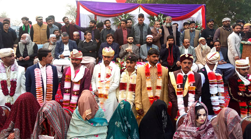 منہاج القرآن کے زیراہتمام 15 جوڑوں کی شادیوں کی اجتماعی تقریب