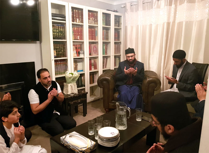 Dr Hassan Mohi-ud-Din Qadri visits residence of late Allama Nisar Ahmad Baig Qadri for condolences