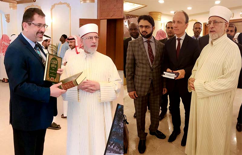او آئی سی کے اجلاس میں شریک نمائندگان کی شیخ الاسلام ڈاکٹر محمد طاہرالقادری سے ملاقات