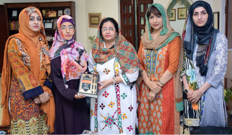 MWL delegation calls on Vice Chancellor of Lahore College for Women University
