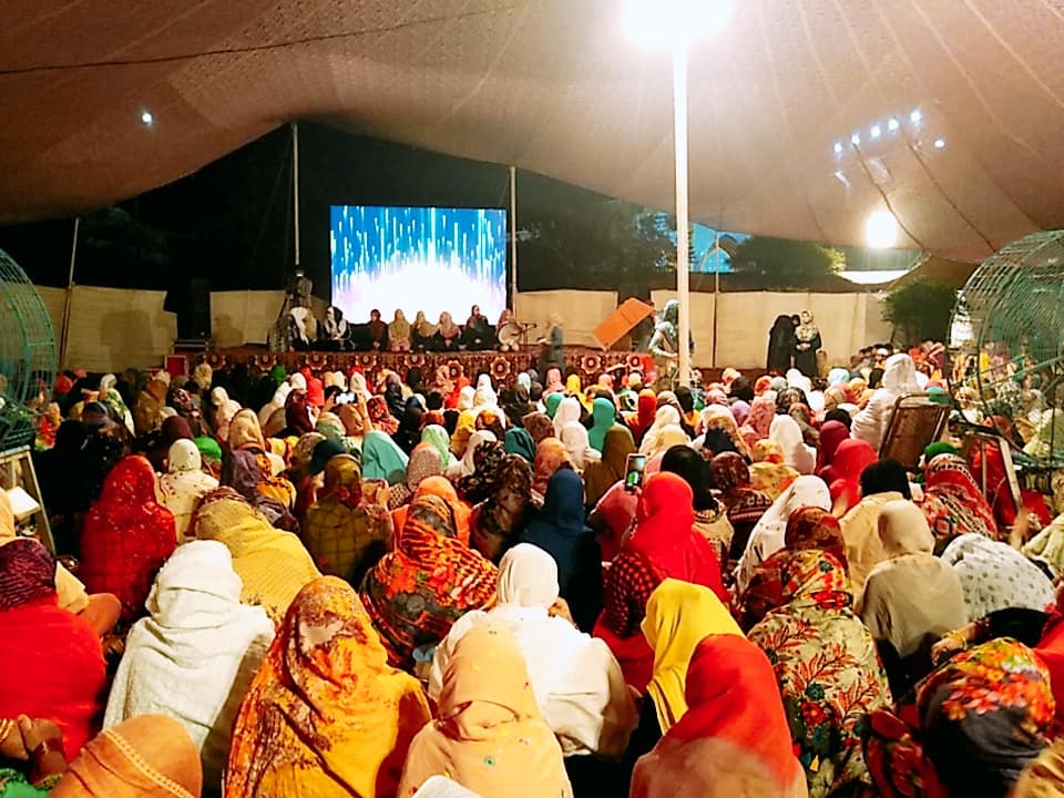 منہاج القرآن ویمن لیگ کے زیراہتمام خواتین شہراعتکاف آباد، ہزاروں معتکفات شریک