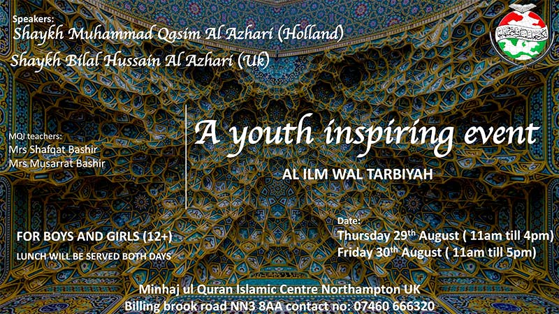 A Youth Inspiring Event by MQI Northmapton Uk