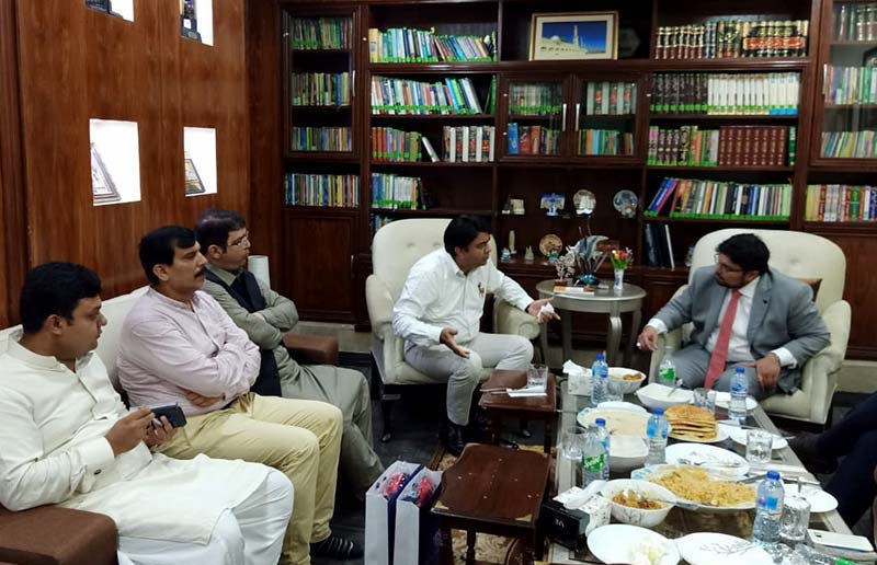 Provincial Minister for Higher Education calls on Dr Hussain Mohi-ud-Din Qadri