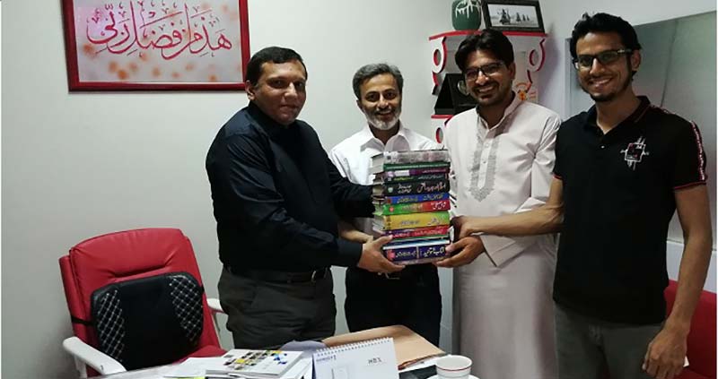 تحریک منہاج القرآن کراچی کے رہنماؤں کا نجی چینل کا دورہ
