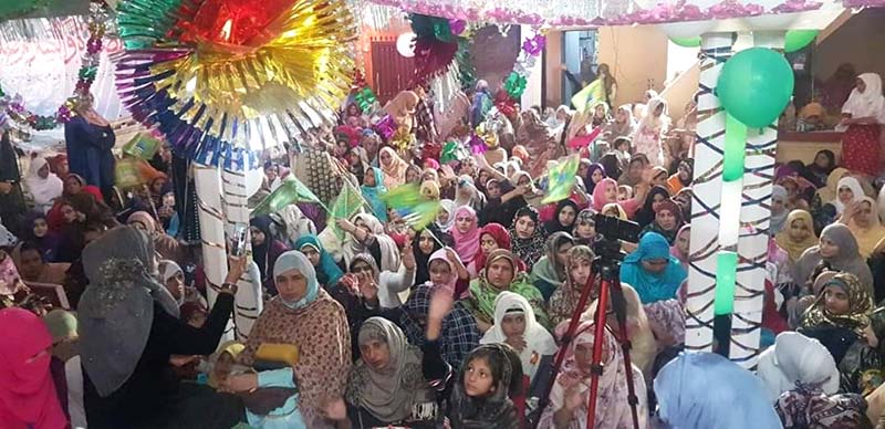 منہاج القرآن ویمن لیگ یوسی کوٹلہ فقیر جہلم کے زیراہتمام سالانہ محفل میلاد