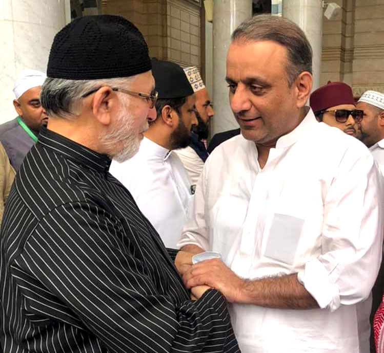 Abdul Aleem Khan meets Dr Tahir-ul-Qadri